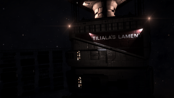 Tiliala's Lament is dockable Megaship orbiting Akandinigua 5