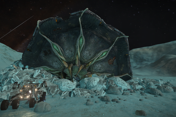 Crashed Thargoid Scout Pleiades Sector LN-T c3-4 2 a