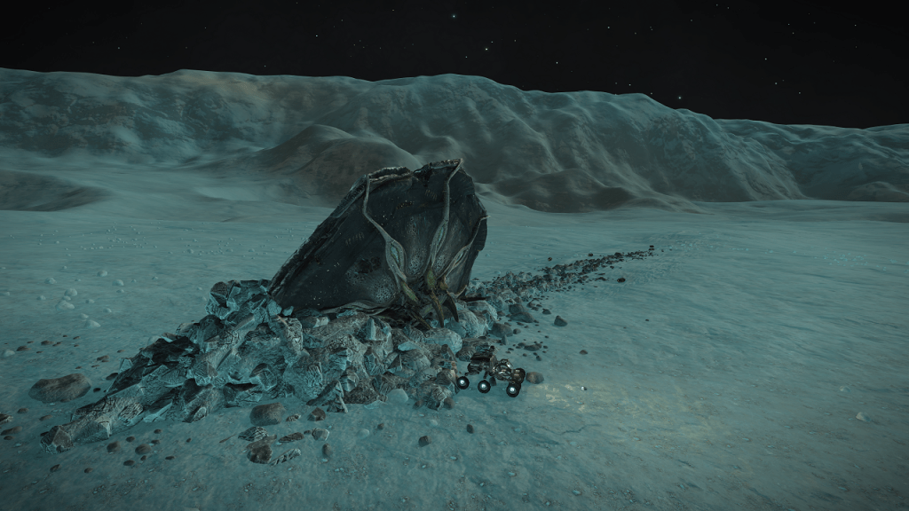 Crashed Thargoid Scout Pleiades Sector LN-T c3-4 2 a